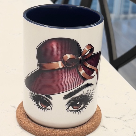 Custom Made Eyes of Allure Ceramic Mug (15 oz) - Picture 2 of 4
